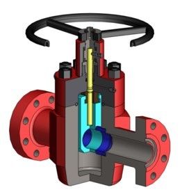 2000 To 20000psi Full Diameter Hydraulic Operated Gate Valve OEM ODM